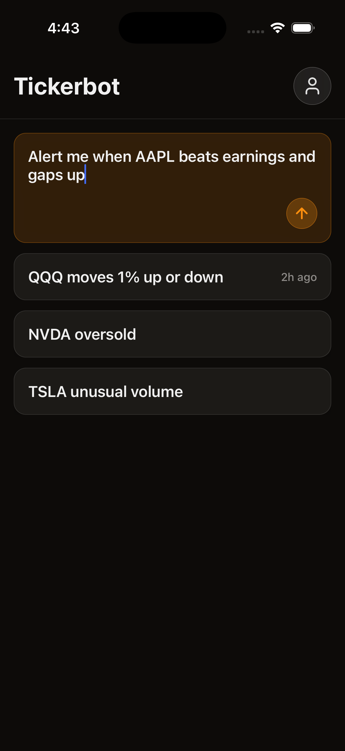 Your alerts check every 5 minutes